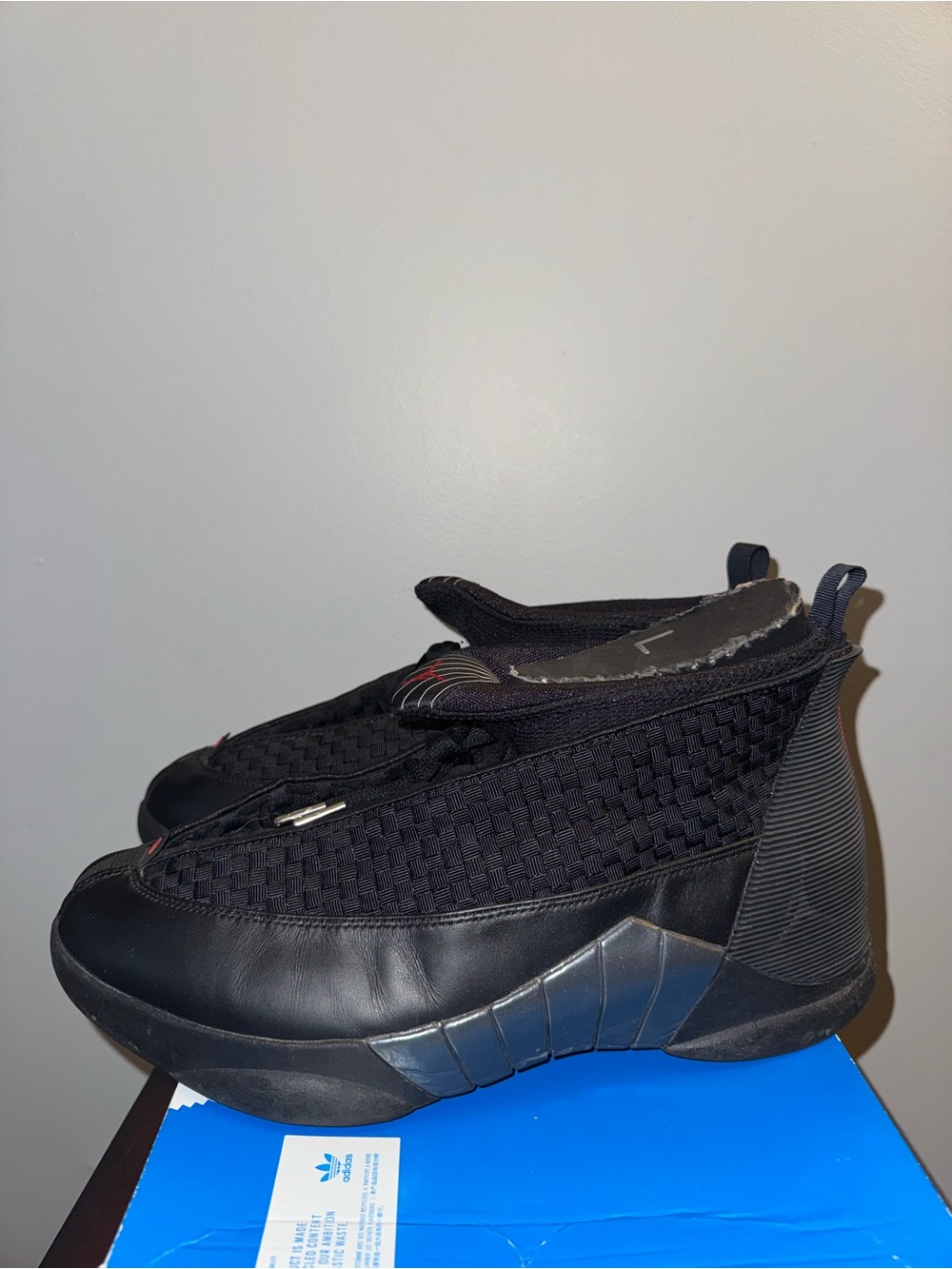 Men's Black Jordan 15 Shoes